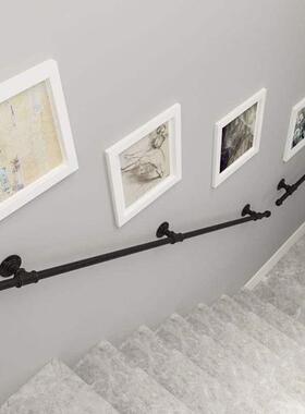 铁URU水管楼梯艺室手简约家用壁挂内阁楼扶靠墙老人防滑幼儿园铁