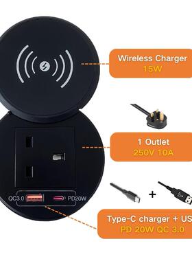 厂家直圆供Z0-80型S无线充系易列沙发桌面用形简UCH充电型插