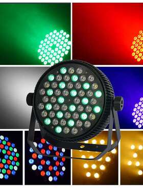 5颗闪W全彩4扁帕灯婚庆会厅SW-C6V24舞蹈室染色氛围灯6合宴1光led