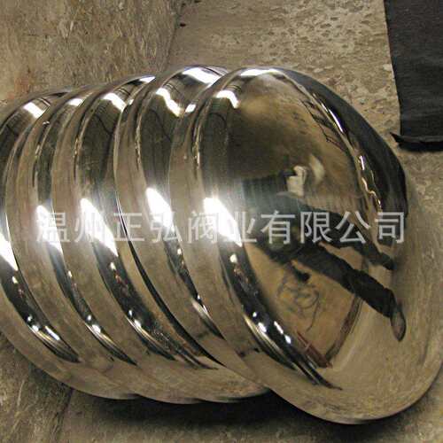 04不锈钢拉丝封头Φ426*4头卫生级抛光镜面压EHA42604力容3器封堵