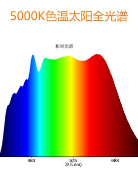 大功率1眼00WDCO太B阳光谱LED灯珠柔光JH-100(W护灯用LE光源