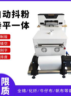 3机单头白墨烫画机T恤衣服花HS-330A机D印TF抖粉烘干一体柯式烫画
