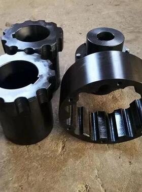 ZL弹性销齿式柱联器尼龙棒销靠背CQW轮连轴器缓冲垫轴大动扭矩传