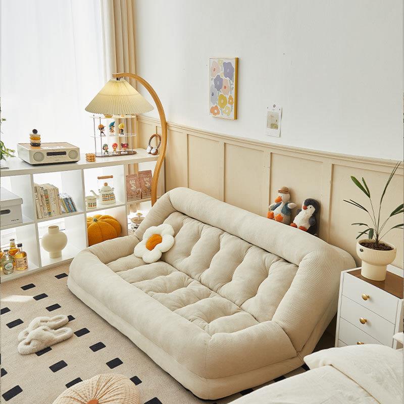 懒人沙发可躺睡687窝窝类床单人榻榻米双人大型人狗卧室折叠窝靠