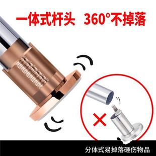 免打孔ZY1688 M衣杆缩杆加衣厚不锈晾钢卧伸室窗帘杆卫生间晒杆浴