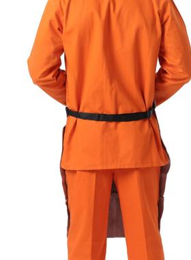 AP0-613电焊围裙焊接防护围原裙皮色全护443胸围裙