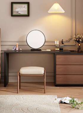 古风室中梳妆台卧实木梳台梳妆台斗柜现代简妆约ZON卧室转角书桌
