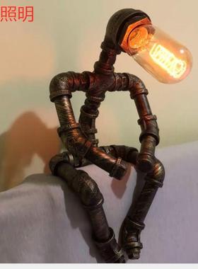 跨境爆人灯款复古台30563工业风美式个性创意管loft酒吧水管机铁