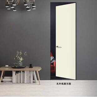 门板无门平雕门室内门无平漆门碳晶简约轻奢声门现代平BHI开门套