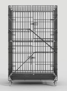 直销猫笼可移动UAH带子厕所猫窝猫舍猫咪三房双层咪层四层猫别墅