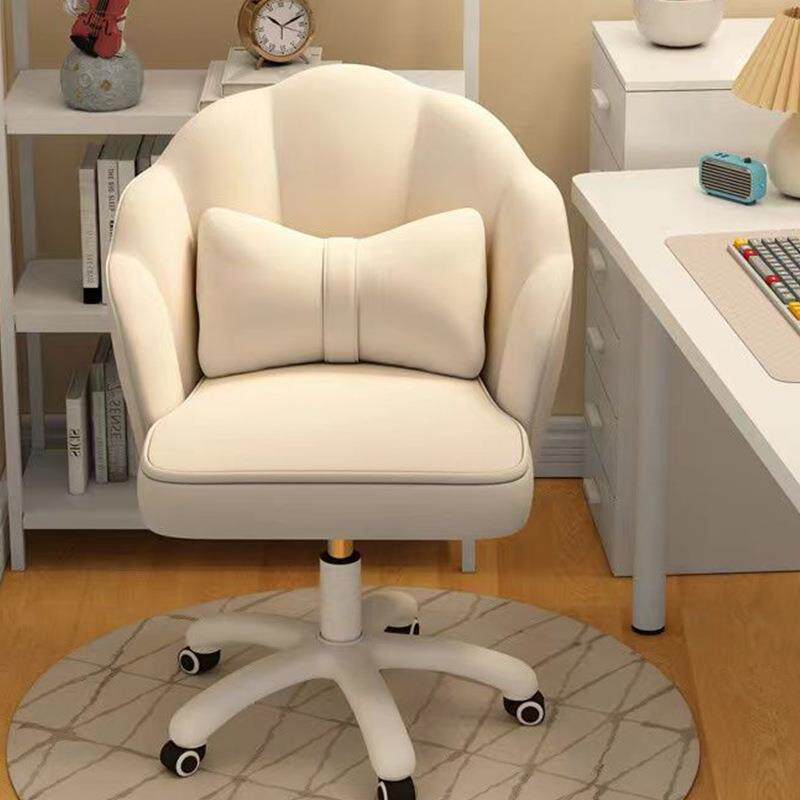 电脑家用卧室可移动宿升咨询办公椅女生舍化椅降妆台靠背椅