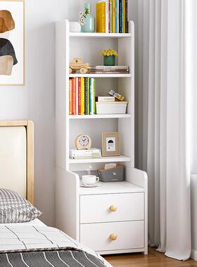 超窄床小头柜简约现代卧室床边柜出租房用柜柜子储物简型易置OYF