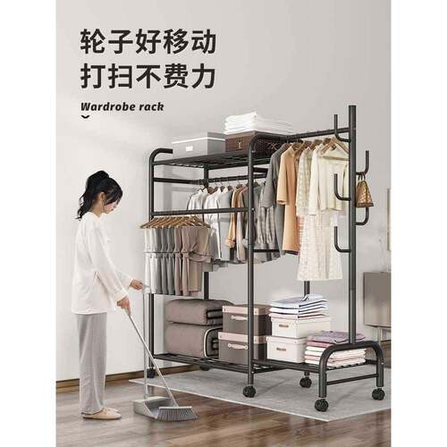 纳简收易衣柜现代铁架卧室F966H565组合装出租房省空间折叠储物布