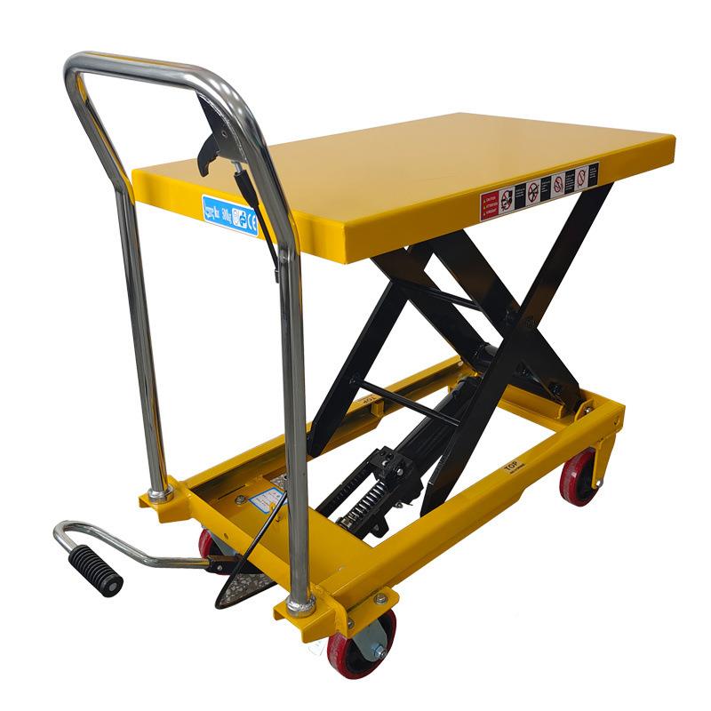 移动式台电动升式降液压平台手动液压车升降平机剪叉小型平AXB板