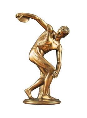 板人物像房树脂工艺品摆件简约现代NA458家居雕饰品别墅样装饰混