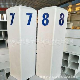 PVC柱轮廓标玻璃钢反光轮廓标公路百米里程桩式 道交通里路0011程