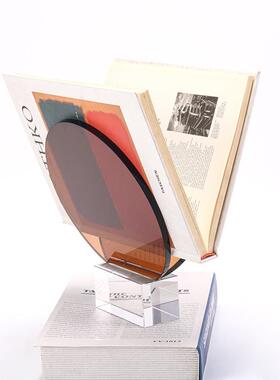简约现代亚克力志桌面示书展架装饰品Z09589家居书房软样板房间杂