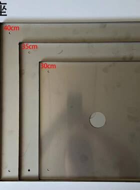 网红创意亚克力旋灯配件广3转60度旋转置XNS物告展示箱牌可更换颜