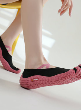 BEZV五指鞋女子室内健身训练舒适透气软底瑜伽普拉提鞋静音分趾鞋