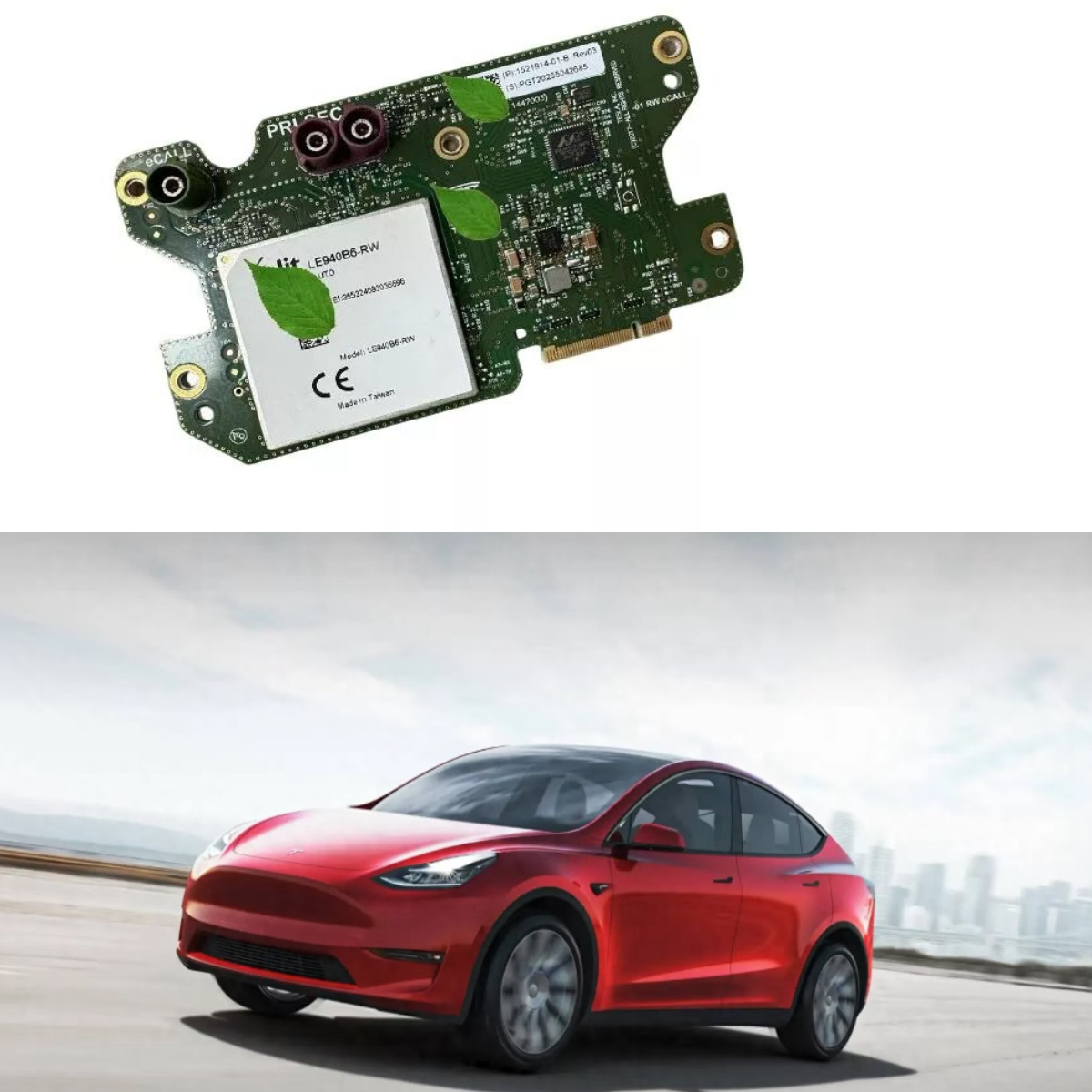 特斯拉model3/Y欧版 美版 国标无线通讯控制模块LE940B6-RW