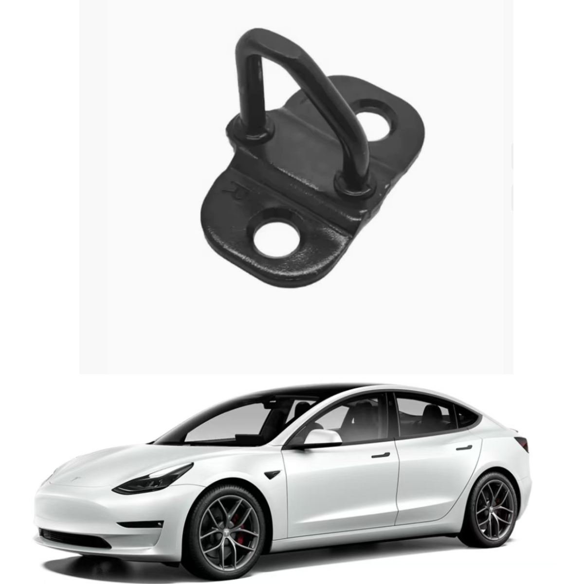 特斯拉汽车零配件model 3后备箱尾门箱盖锁扣锁钩锁块