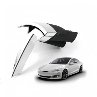 Tesla 特斯拉Model S/X前汽车中网LOGO机盖T型车标配件标志支架
