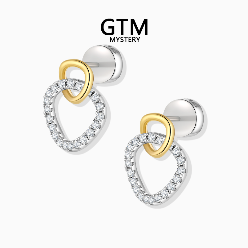 GTM耳钉莫比乌斯耳环轻奢小众
