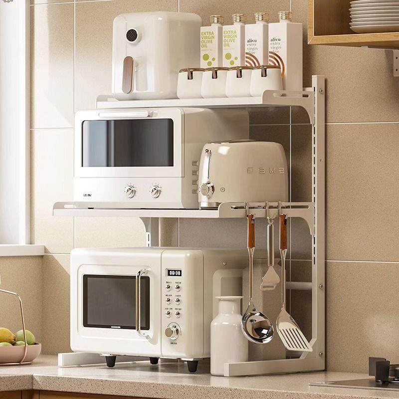 微波炉置物架多功能家用多层厨房台面烤箱支架可伸缩微波炉置物架,厨房/烹饪用具,微波炉置物架,淘宝优惠券,粉丝福利购,淘宝优惠卷