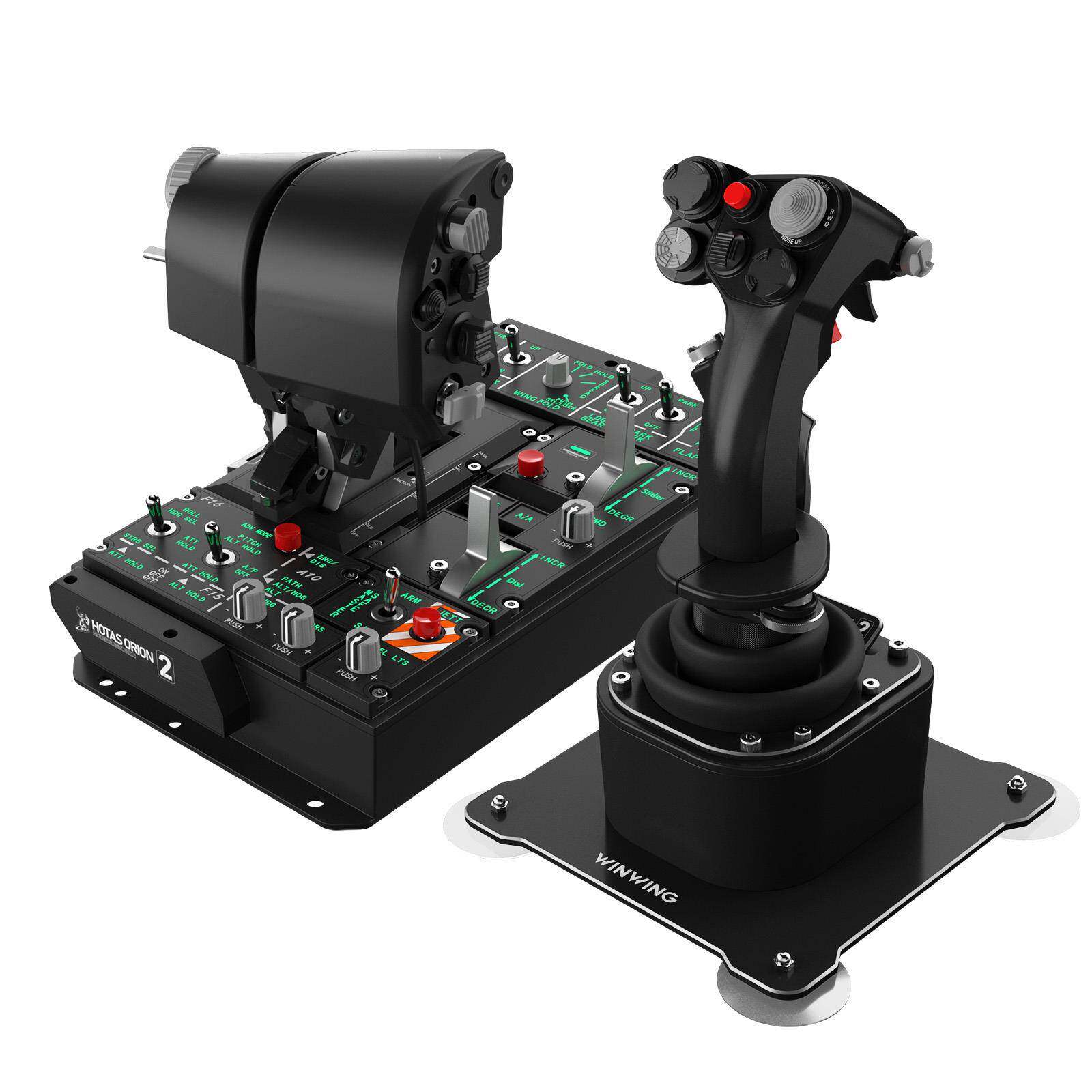 翼胜 猎户座2 HOTAS 泛用版 模拟飞行摇杆套装 DCS MSFS X-Plane