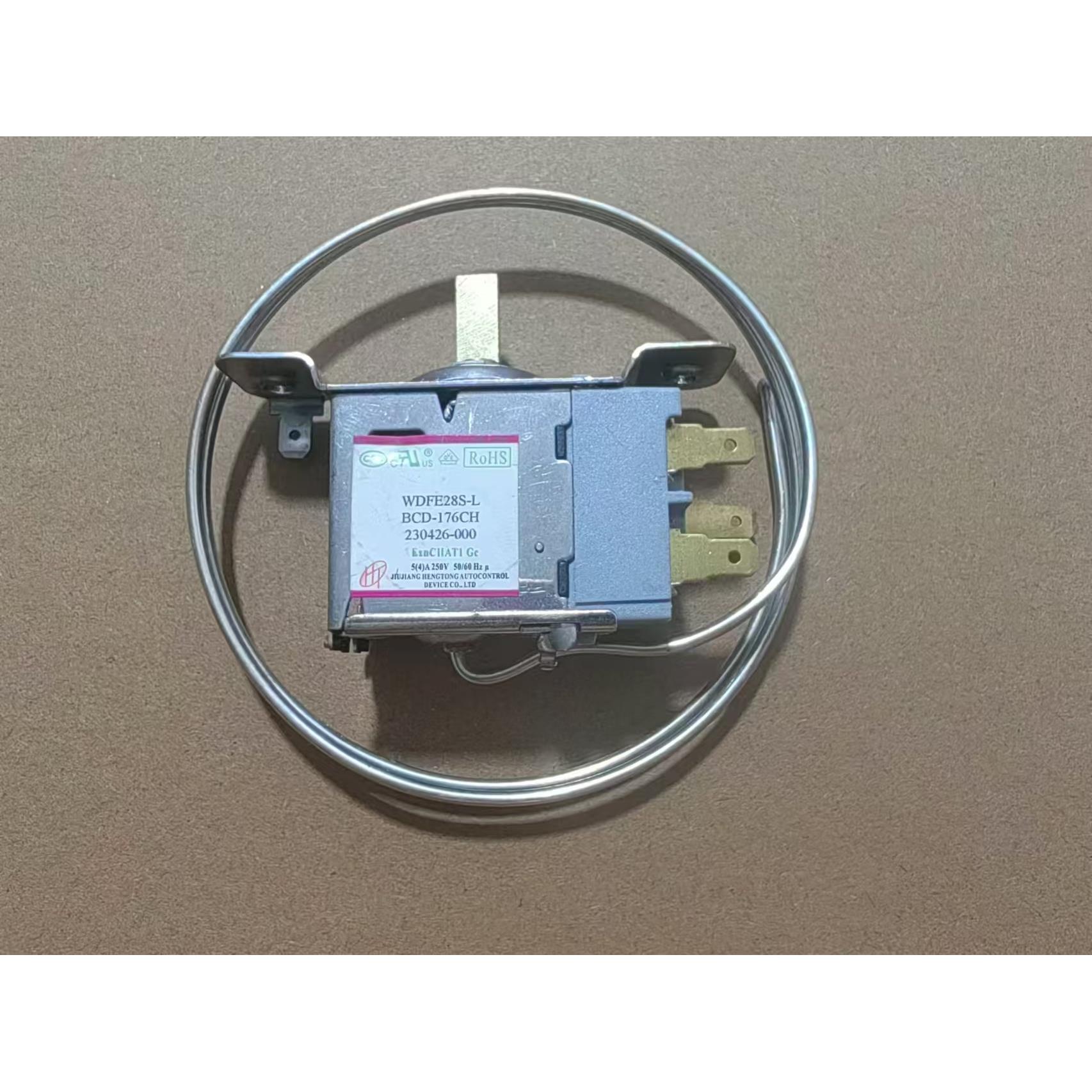 适新飞冰箱温控器机械控制开关WFE28S-L冷藏室传感器BC-176CH全新