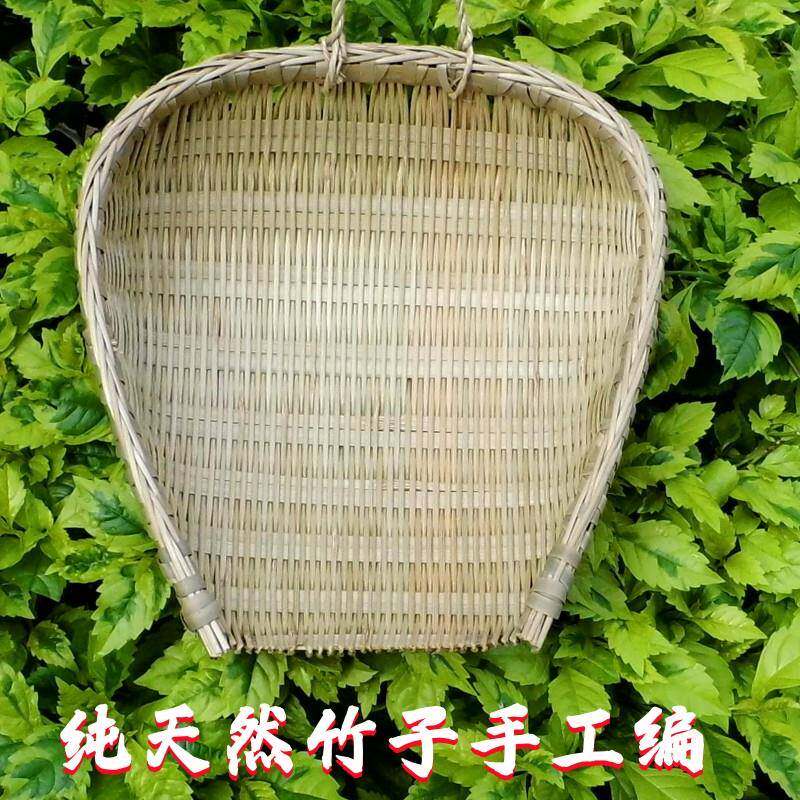 筲箕竹编筐装包子馒头筐食品级沥米饭厨房用滤水装菜品馍筐家用