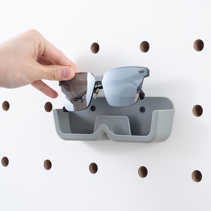 木目iwood 15mm圆孔洞洞板配件 家用壁挂眼镜墨镜太阳镜收纳架