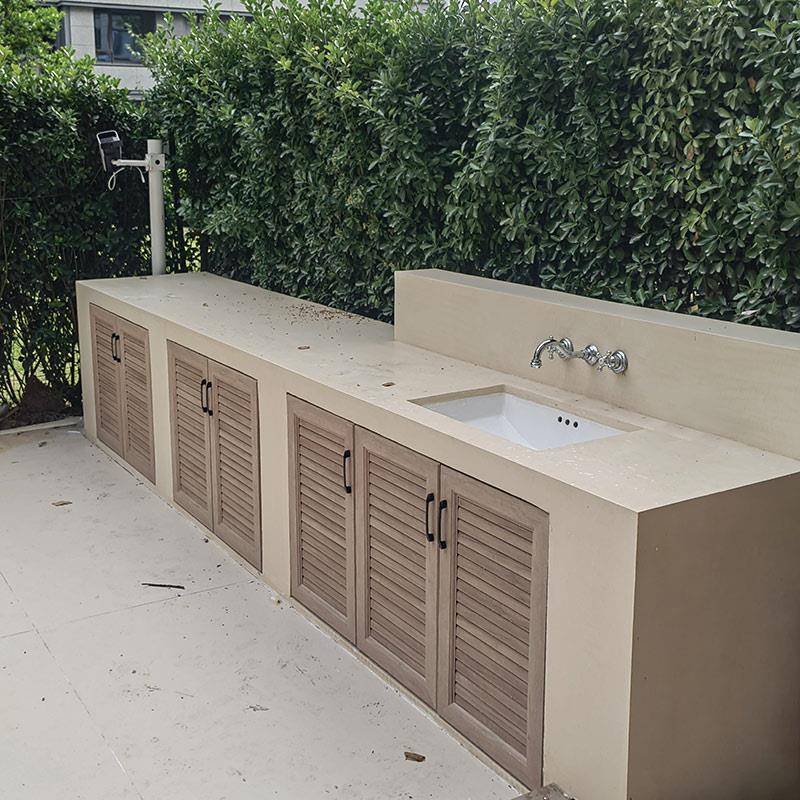 户外花园水池定做门板厨房百叶门定制铝合金防腐门橱柜洗衣柜订做