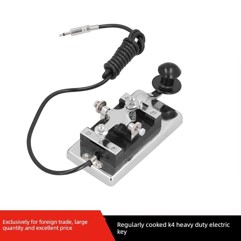 常熟K4重型电键 CW短波电键 摩斯码电键 电键 6.5mm插头