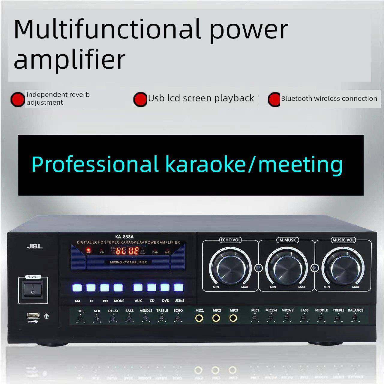 家庭放大器Ktv高功率专业蓝牙舞台2.0音频套装高保真数字低音炮新,影音电器,胆机,淘宝优惠券,粉丝福利购,淘宝优惠卷