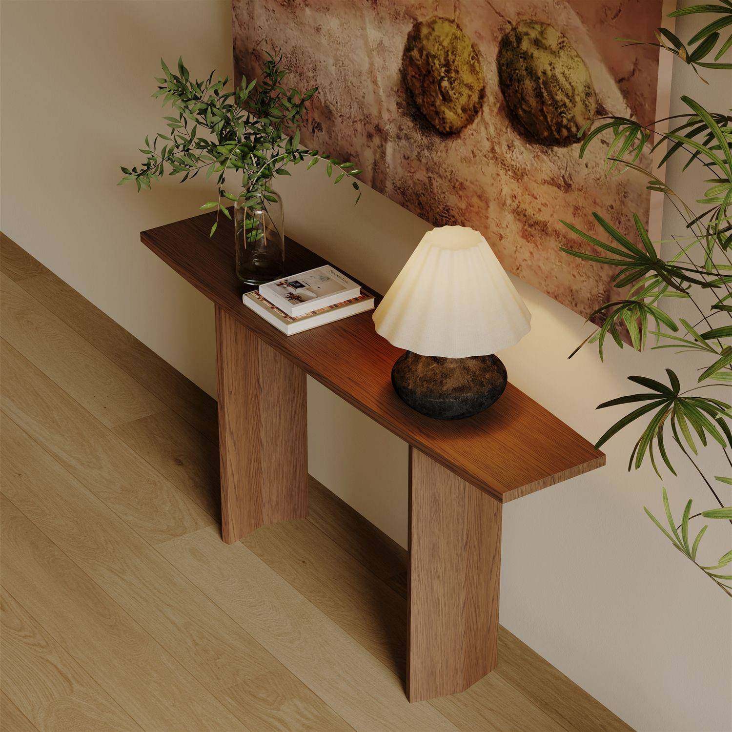 北欧现代简约纯实木玄关桌长条案台柜新中式长条供桌靠墙边几桌