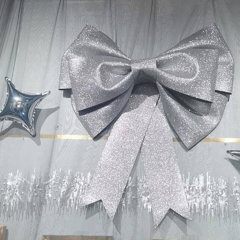 网红DIY超大蝴蝶结装饰挂饰背景墙拍照道具eva海绵纸蝴蝶结材料包