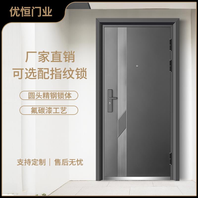 入户门防盗门钢质进户门家用室内出租房大门防晒子母门工程单开门