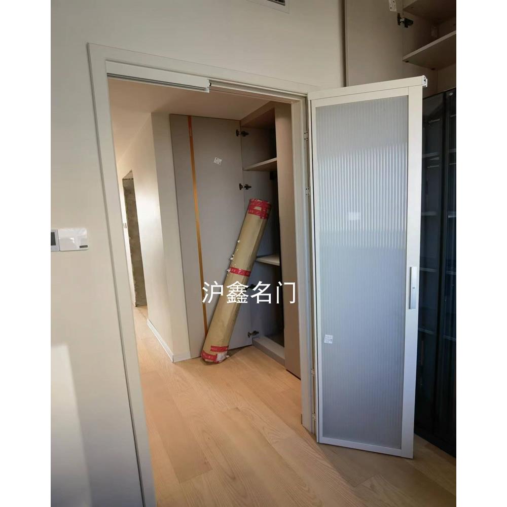 定制pd门窄边平开推拉一体门厕所折叠门卫生间门pt门平移门厨房门