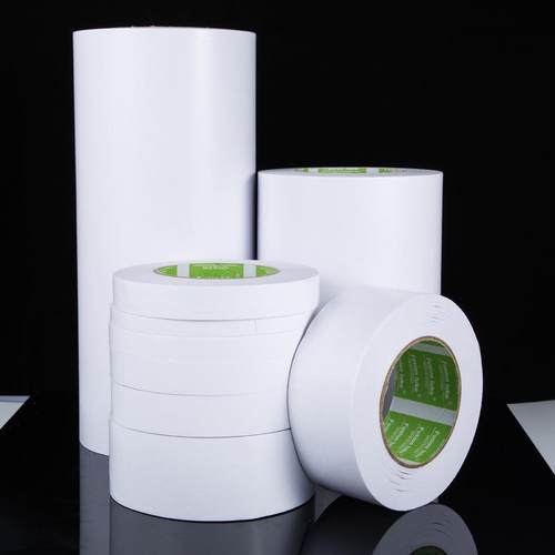 厂家销售50米长棉纸油胶 易撕薄款强力油性 永大双面胶 大量