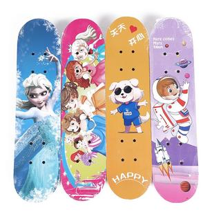 新款 滑板车 60公分滑板工厂初学者宝宝玩具学生卡通礼品儿童款