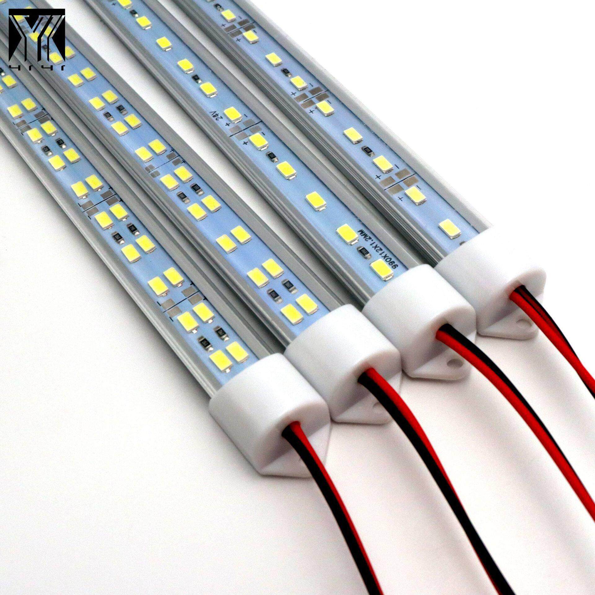 LED 12v24v灯管 5730 硬灯条带铝槽 夜市地摊应急灯 电灯管照明
