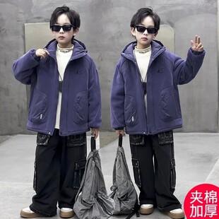 麦凯伦Umi男童秋冬款棉服外套冬装男孩冬季夹棉派克服儿童铺棉外