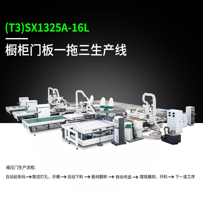 木工下料机  一拖三开料机  （T3）SX1325A-16L