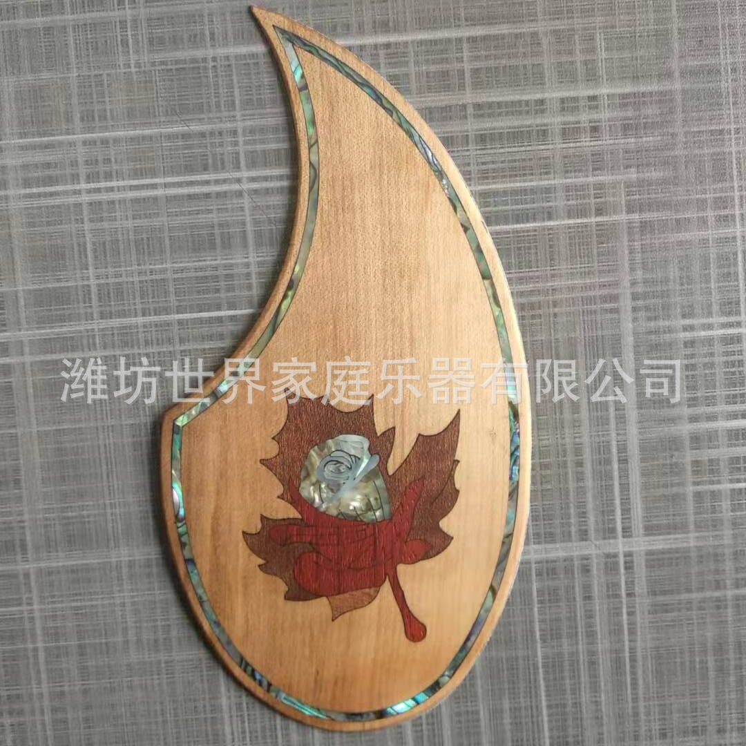 吉他护板螺钿镶嵌工艺木质吉他护板配件批发