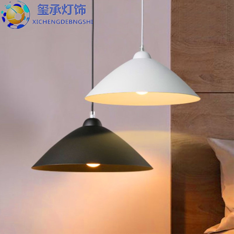 北欧简约创意单头餐厅小吊灯