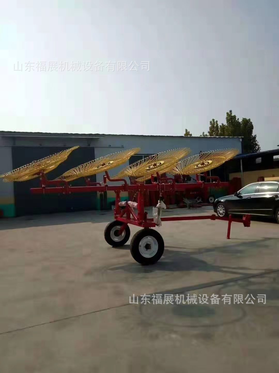 四轮后悬弹簧钢耐用搂草机