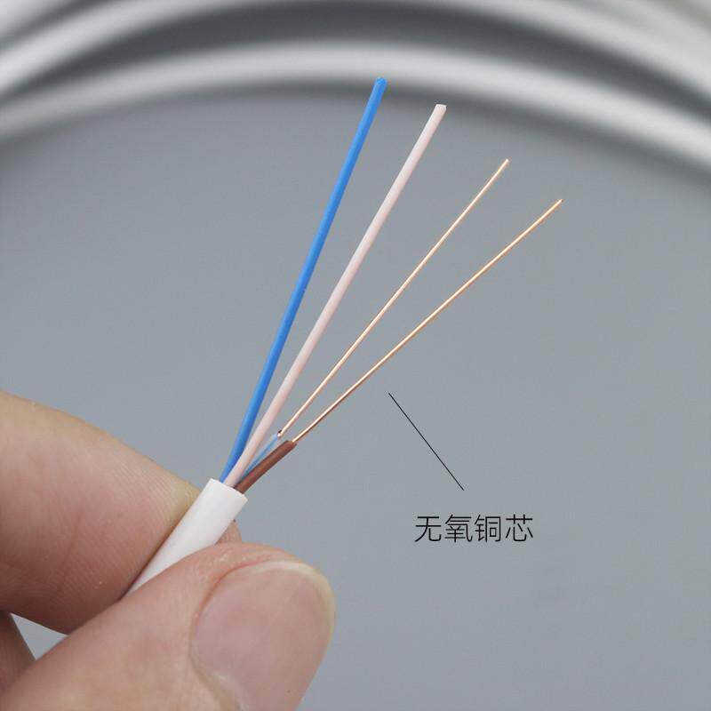 无氧铜两芯电话线四芯老式固定座机连接线缆4芯工程二芯电话线2芯