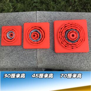 路锥警示路锥折叠路锥带LED灯 路障橡胶反光锥路障锥伸缩升降式