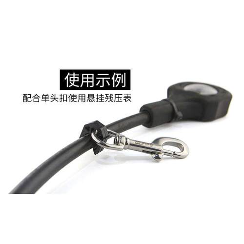 GearPro 新款潜水快卸管夹扣  备用二级头固定挂扣残压表悬挂配件